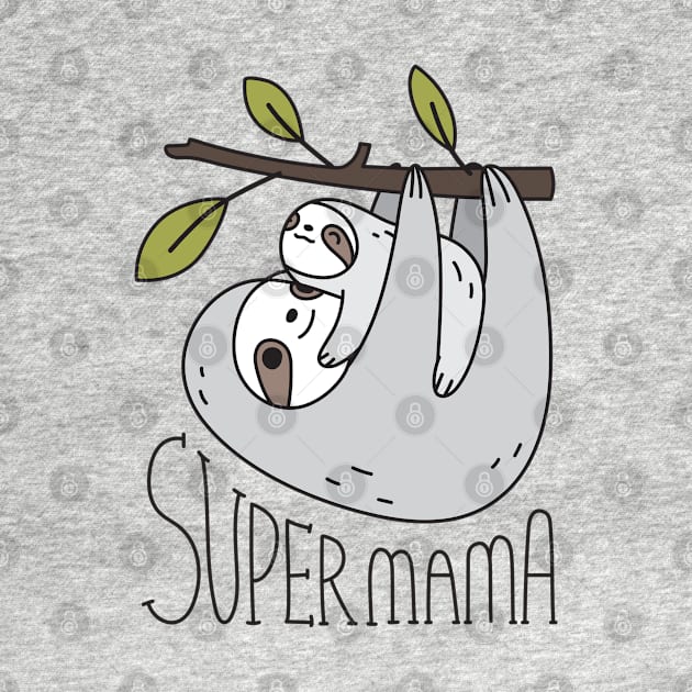 Super mama Sloth by Noristudio